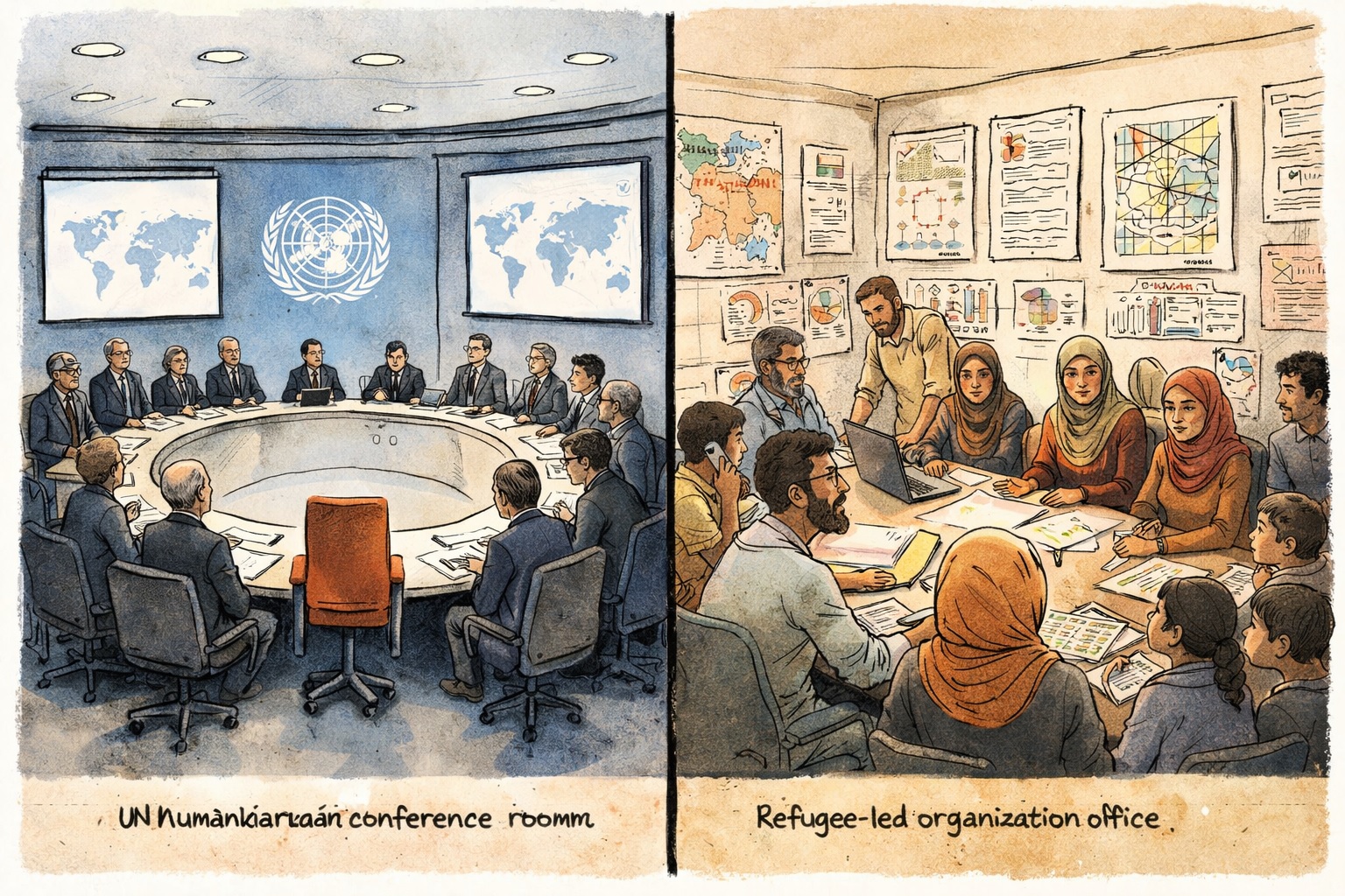 קולות הפליטים מול בחירות הומניטריות: עד כמה ארגונים בהנהגת פליטים יכולים להגדיר מחדש כוח וסוכנות בלבנון שלאחר 2019?